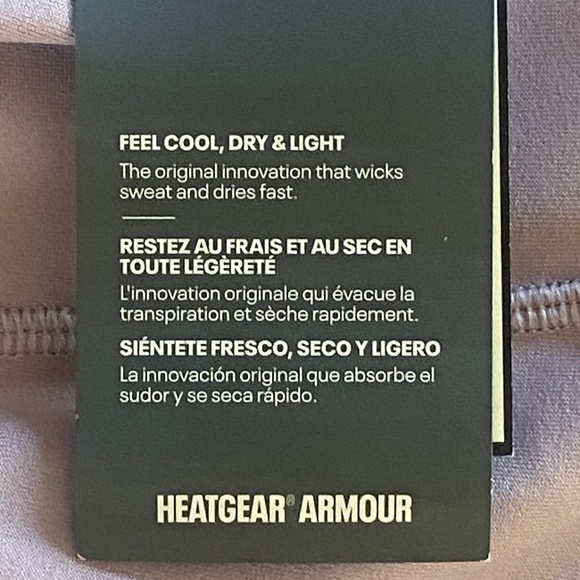 Under Armour lilac high rise, compression, ankle legging. Sz L - Picture 15 of 16